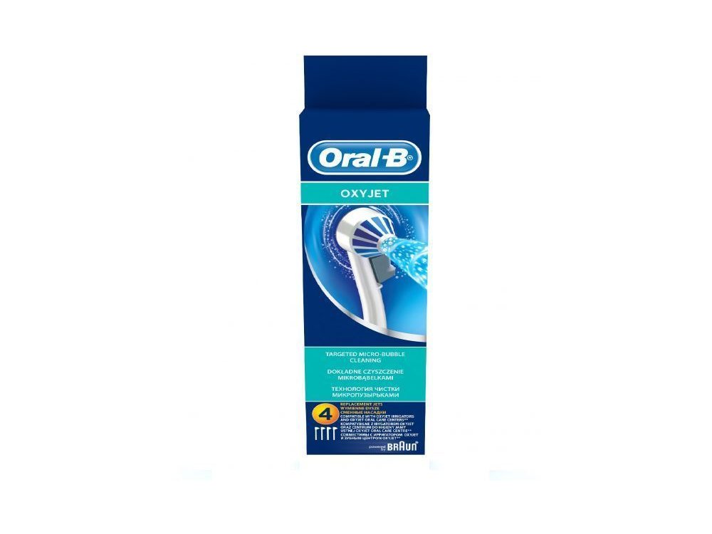 ORAL-B Nozzle set Oxyjet Ανταλλακτικές Κεφαλές, 4τμχ