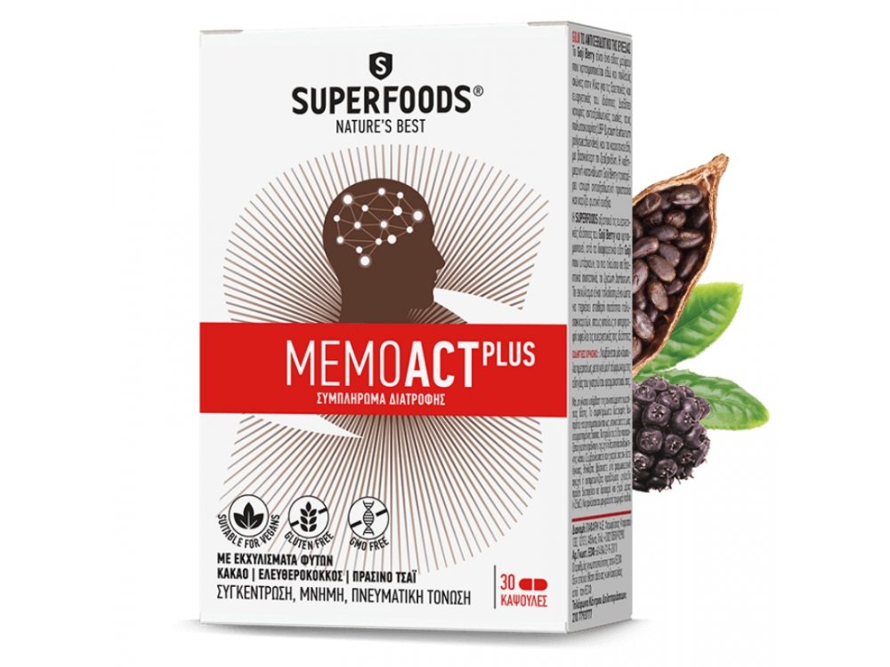 Superfoods MemoAct Plus 30caps