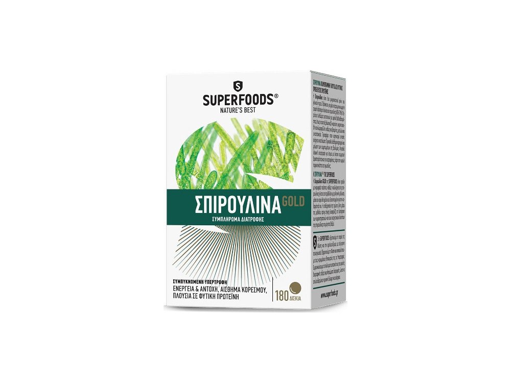 Superfoods Spirulina Gold 180tabs