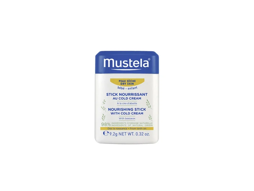 Mustela Nourishing Stick with Cold Cream Ενυδατικό Στικ με Βιολογικό Κερί Μέλισσας, 9.2gr
