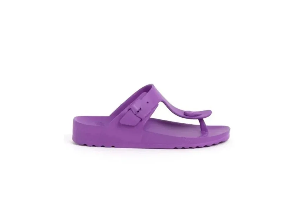 Scholl Bahia Flip Flop, Γυναικεία Ανατομική Παντόφλα Dark Purple No39, 1 ζευγάρι