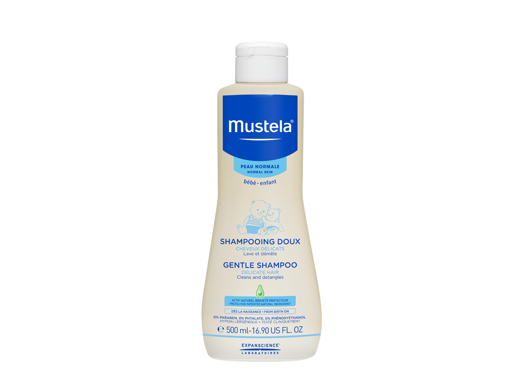 Mustela Bebe Gentle Shampoo, Απαλό Σαμπουάν, 500ml