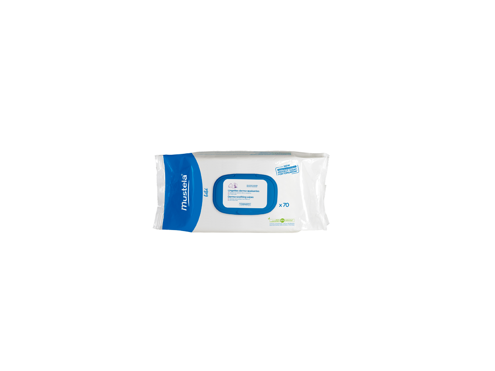 Mustela Lingettes Nettoyantes Et Apaisantes x70