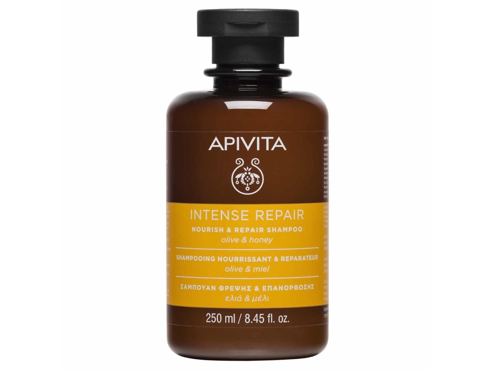 Apivita Intense Repair Σαμπουάν Θρέψης & Επανόρθωσης με Ελιά & Μέλι 250ml