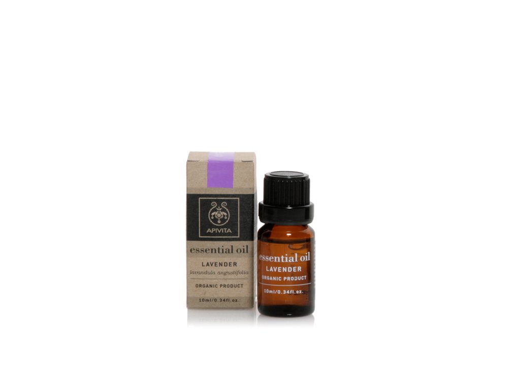 Apivita Essential Oil Lavender Αιθέριο έλαιο Λεβάντα, 10ml