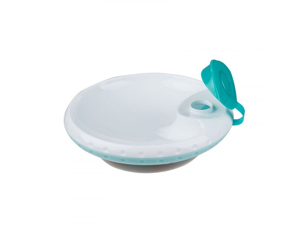 BabyOno Food Warmer Bowl, Μπολάκι που διατηρεί το φαγητό ζεστό, Πετρόλ