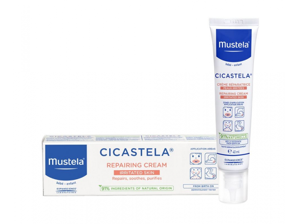 Mustela Cicastela Repairing Cream Κρέμα Ανάπλασης 40ml