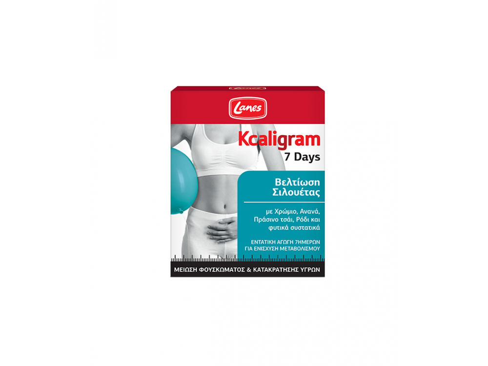 Lanes Kcaligram  7days Repack, 14tabs