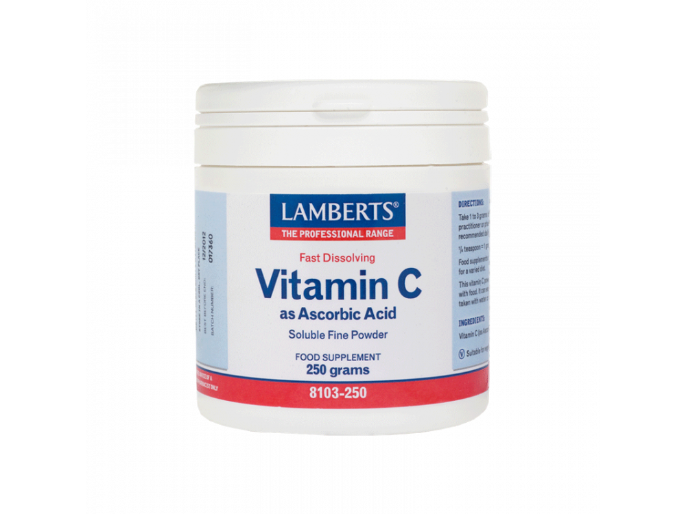 Lamberts Vitamine-C Ascorbic Acid 250grams
