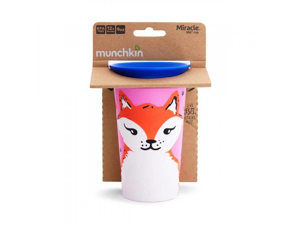 Munchkin Miracle 360° Sippy Cup 12m+ Fox, 266ml