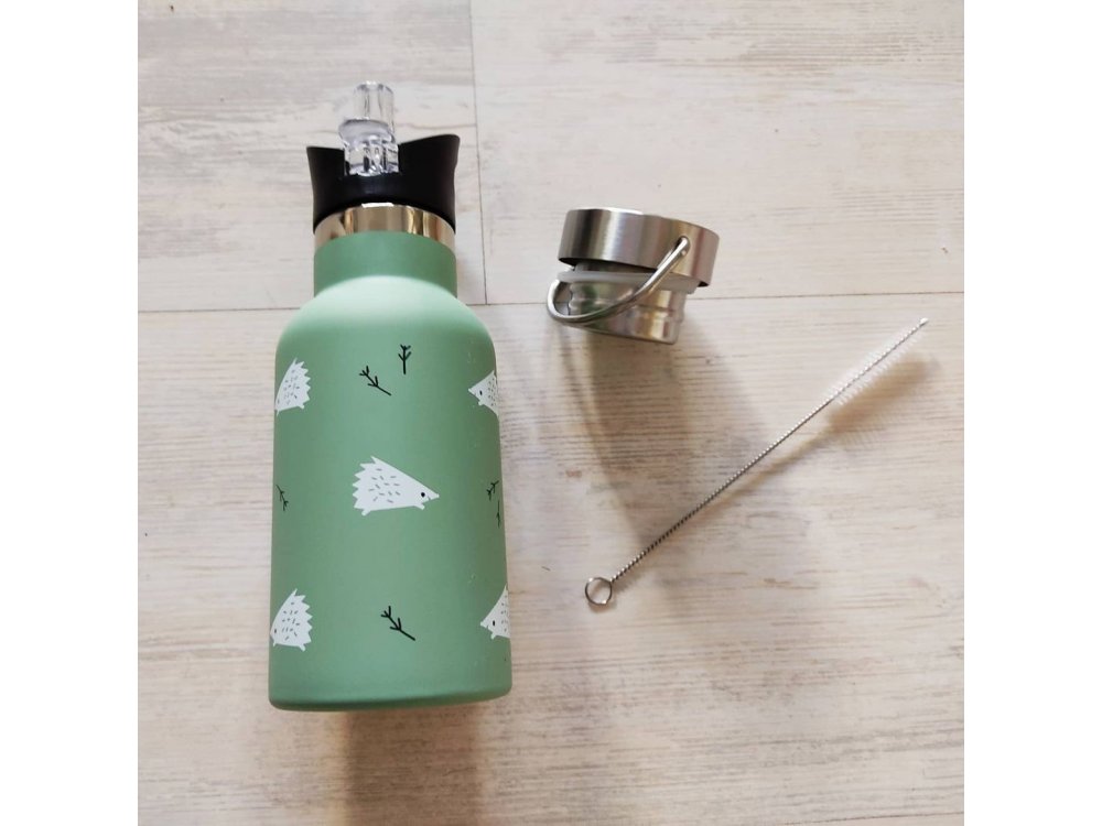 Fresk Ανοξείδωτο Παγούρι Θερμός με Καλαμάκι Hedgehog, Σκατζόχοιρος, 350ml