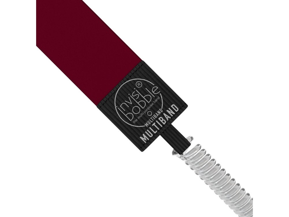 Invisibobble MultiBand True Black, Κορδέλα & Λαστιχάκι Μαλλιών Red-y To Rumble , 1τμχ