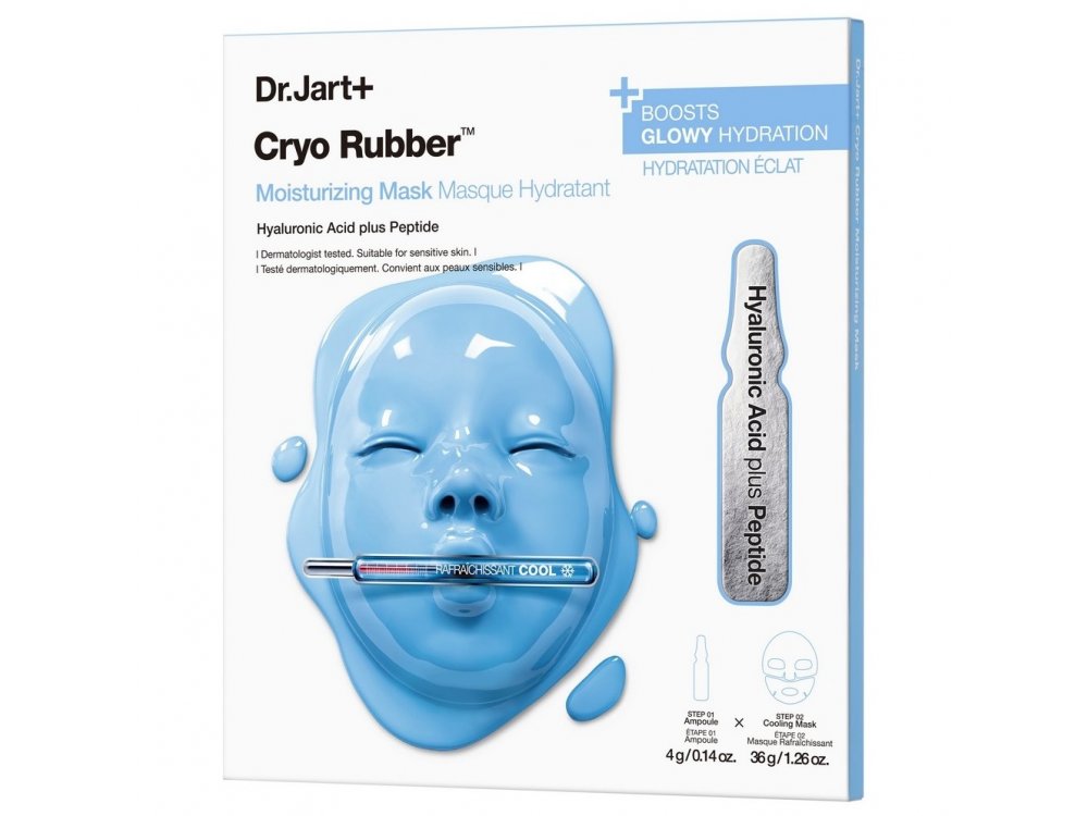 Dr.Jart+ Cryo Rubber Mask With Moisturising Hyaluronic Acid Μάσκα Προσώπου Για Αίσθηση Δροσιάς, 4gr+40gr