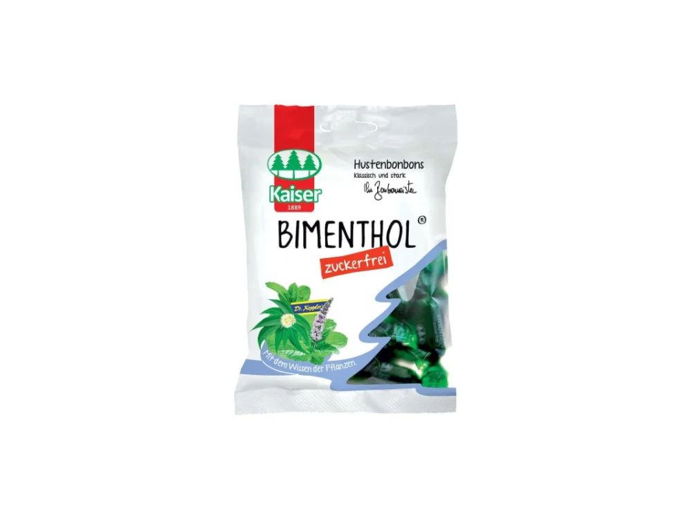 Kaiser Bimenthol Kαραμέλες Μέντα & Ευκάλυπτος για το βήχα, 60gr