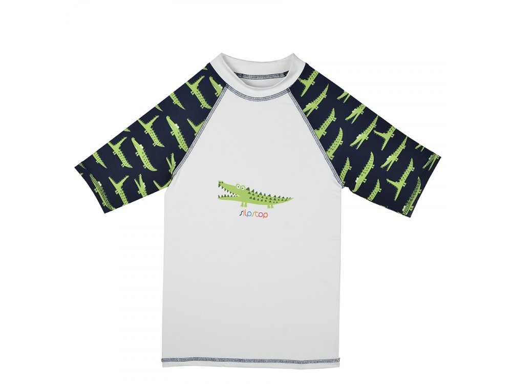 SlipStop Crocodile UV Shirt, Μπλουζάκι με δείκτη Προστασίας από τον Ήλιο, (6-7 ετών)
