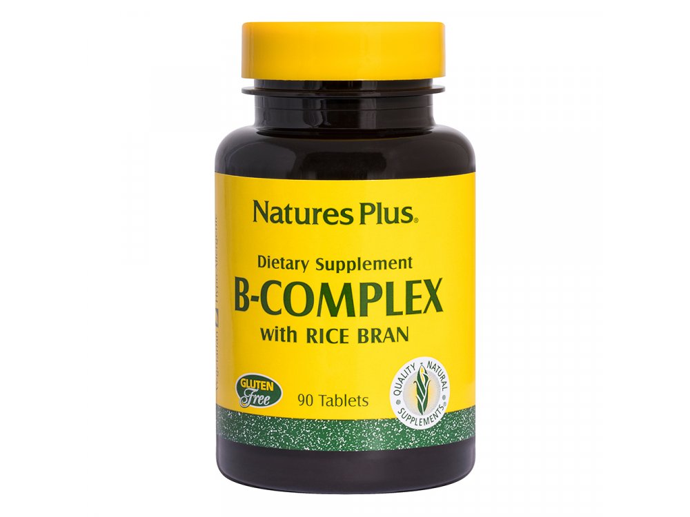 Nature's Plus B-Complex With Rice Bran 90tabs