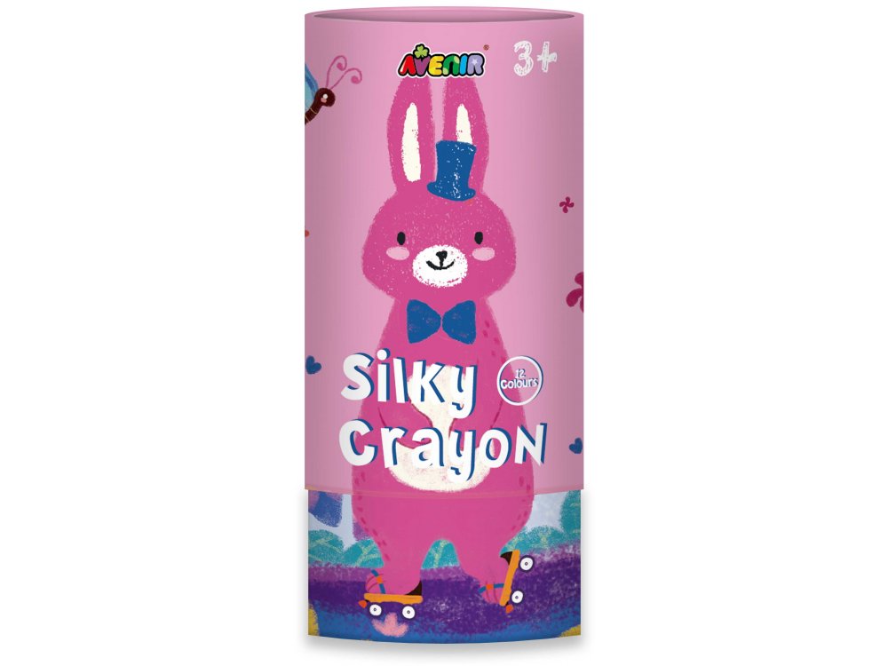 Avenir Silky Crayons Bunny, Κηρομπογιές , Σετ 12τμχ