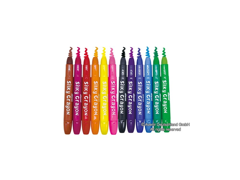 Avenir Silky Crayons Bunny, Κηρομπογιές , Σετ 12τμχ