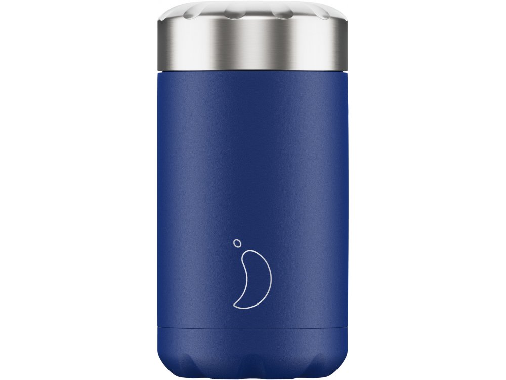 Chillys Food Pot Matte Blue, Ανοξείδωτος Θερμός Φαγητού, 500ml