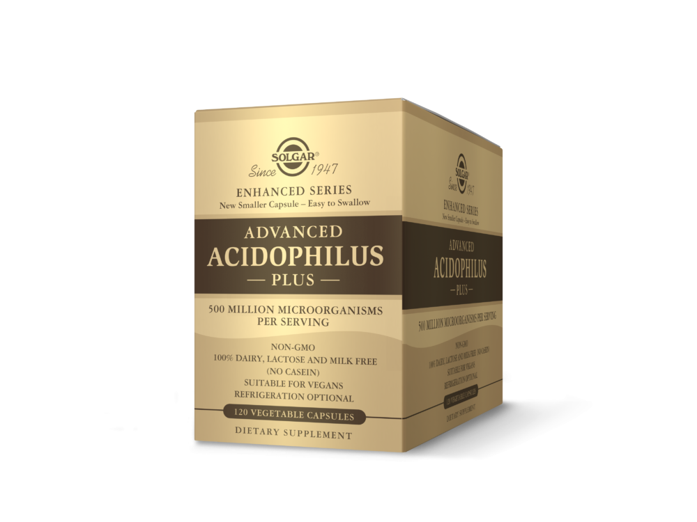 Solgar Advanced Acidophilus Plus Double Pack, Προβιοτικά 2X120 φυτικές κάψουλες