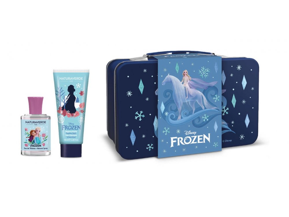 Naturaverde Παιδικό Σετ με Αφρόλουτρο 100ml + Eau Άρωμα 30ml Frozen & Δώρο Βαλιτσάκι