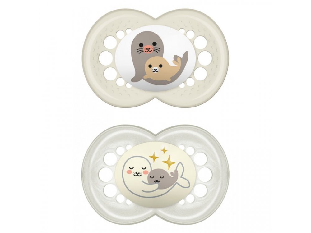 Mam Original Day & Night, Σετ Πιπίλες 6-16m, 2τεμ