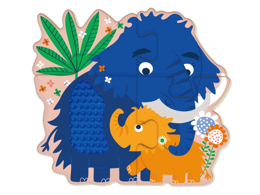 Avenir Touch Wooden Puzzle-Dinosaur, Ξύλινο Παζλ