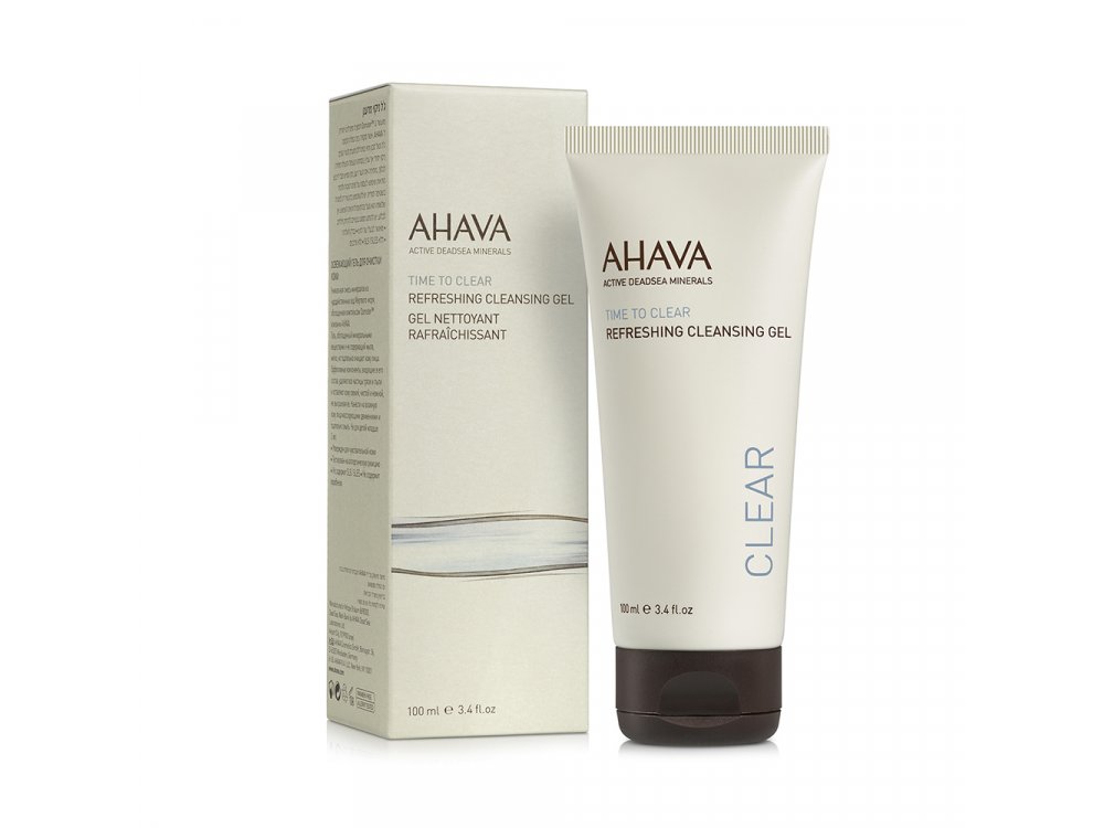 Ahava Time to Clear Refreshing Cleansing Gel, Απαλό Καθαριστικό Τζελ, 100ml