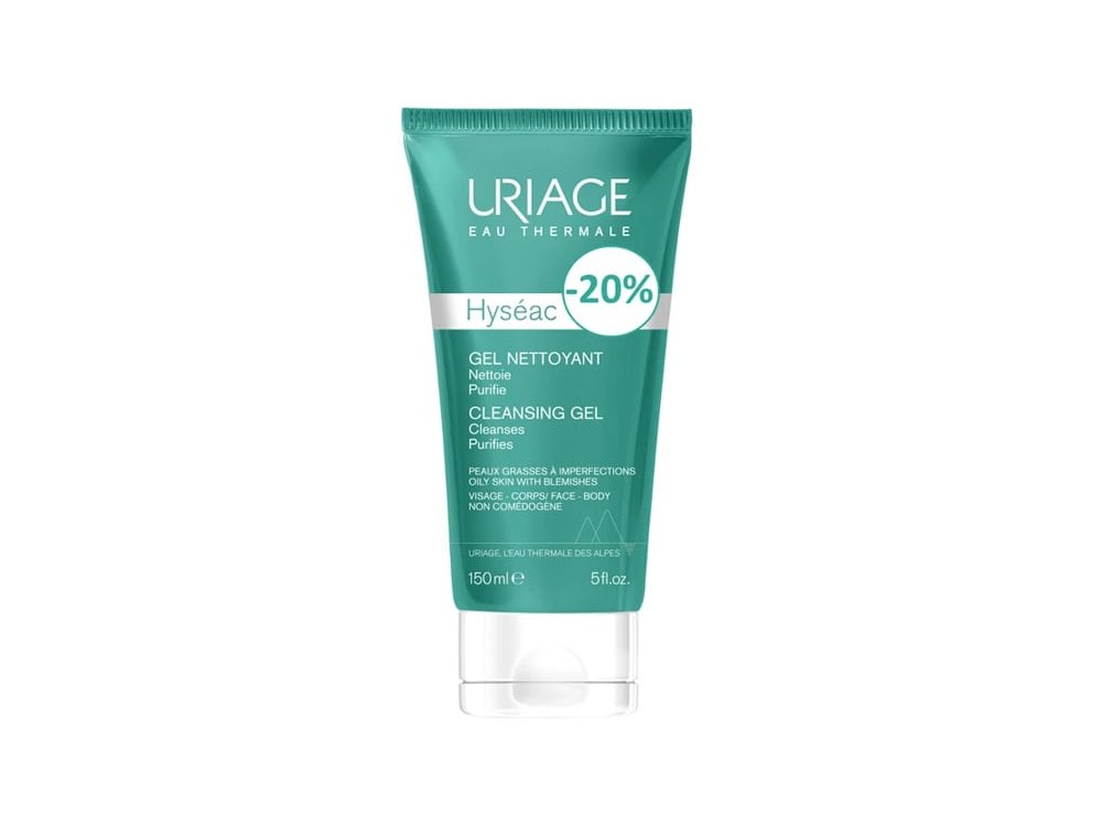 Uriage Promo (-20%) Hyseac Cleansing Gel, Τζελ για Βαθύ Καθαρισμό για Μικτές Επιδερμίδες, 150ml