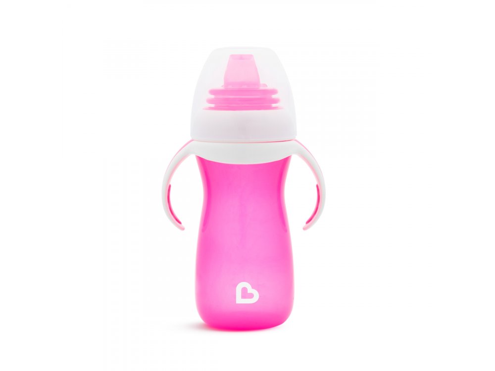 Munchkin Gentle Transition Cup, Κύπελλο Εκπαίδευσης Ροζ 9m+, 300ml