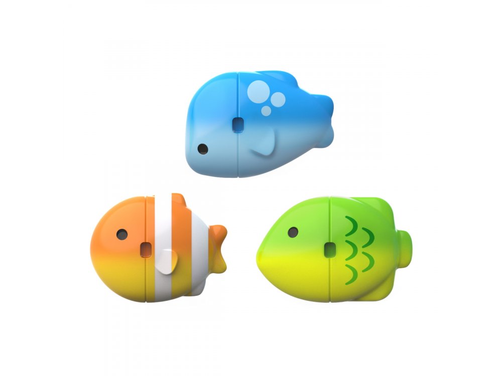 Munchkin Παιχνίδι Μπάνιου, Colour Mix Fish Σετ 3τμχ