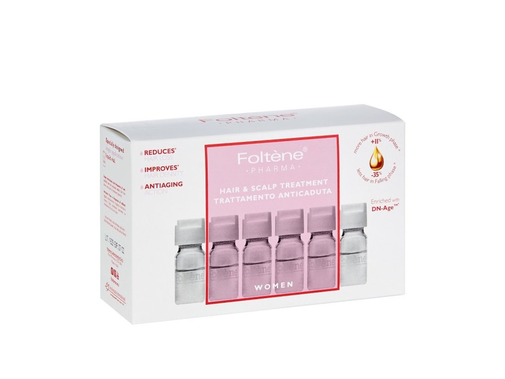 Foltene Women Hair & Scalp Treatment Αγωγή με Αμπούλες Κατά της Γυναικείας Τριχόπτωσης 12Abs