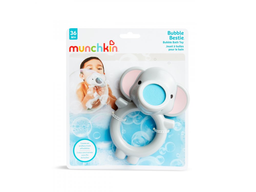 Munchkin Bubble Bestie 36m+, Παιδικό Παιχνίδι για το Μπάνιο, Ελέφαντας Που Κάνει Φούσκες