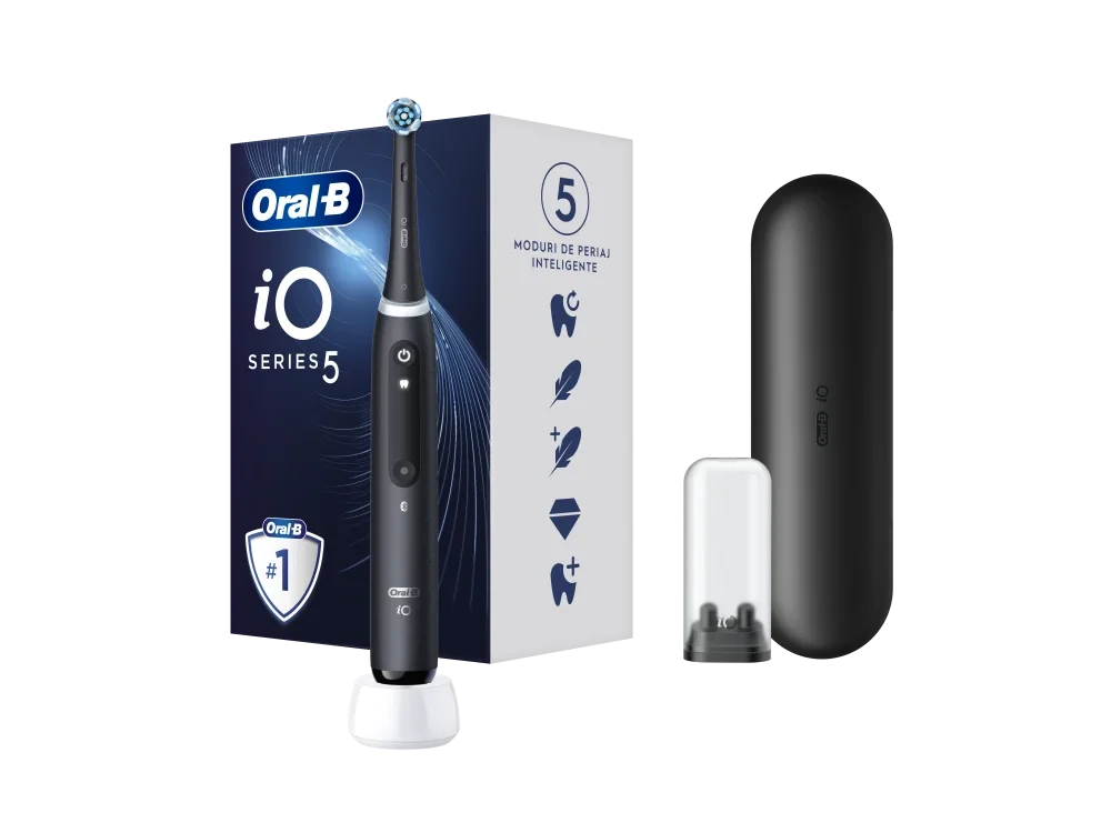 Oral-B iO Series 5 Magnetic Black Ηλεκτρική Οδοντόβουρτσα 1τμχ