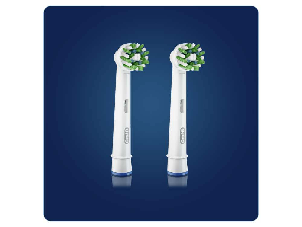Oral-B Cross Action Clean Maximiser Ανταλλακτικές Κεφαλές, 2τεμ
