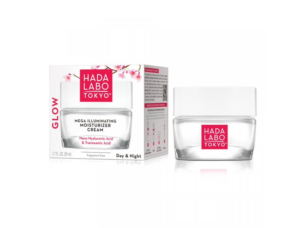 Hada Labo Tokyo Mega Illuminating, Ενυδατική κρέμα ημέρας & νύχτας, 50ml