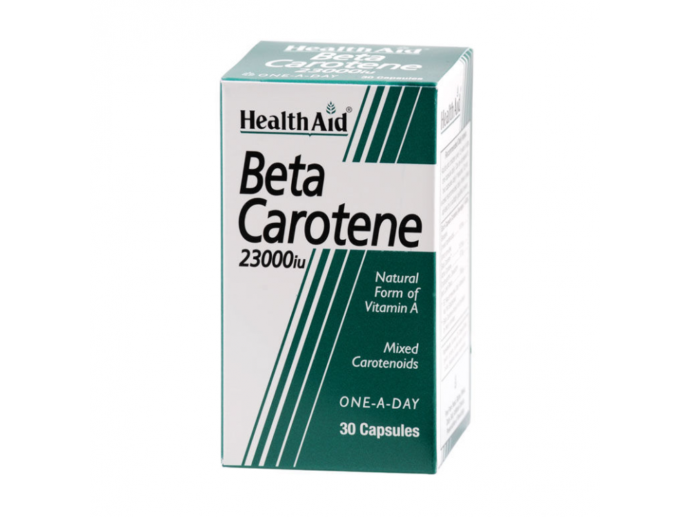 Health Aid Beta Carotene 15mg 30caps