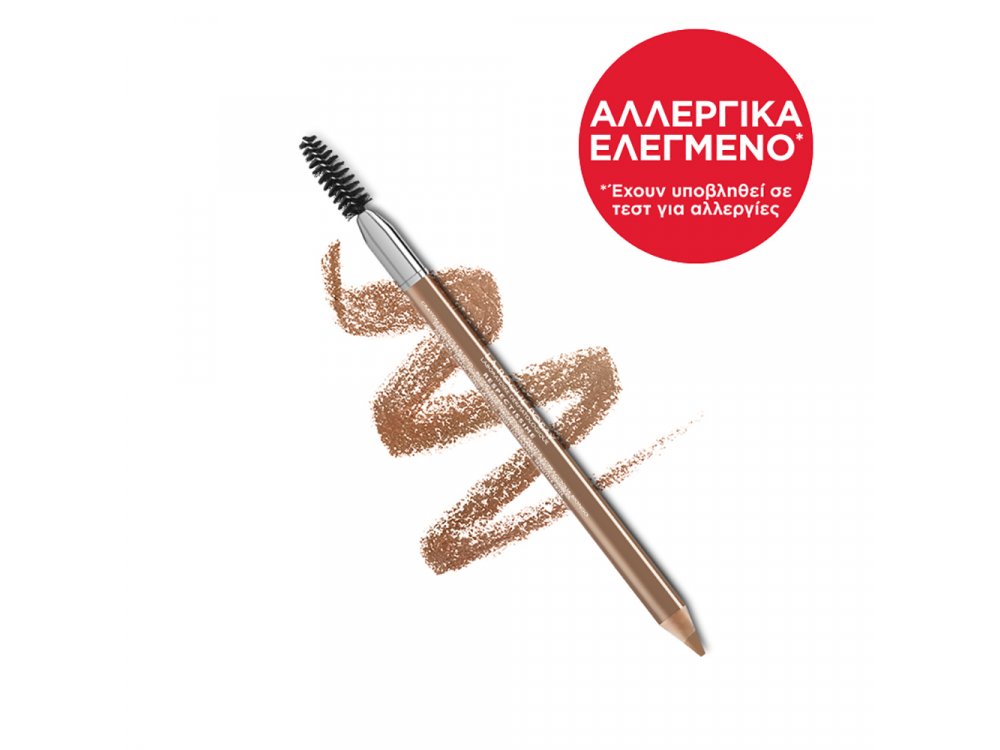 La Roche Posay Respectissime Crayon Sourcil Teint Clair, Μολύβι Φρυδιών Καφέ Ανοιχτό 1.3gr
