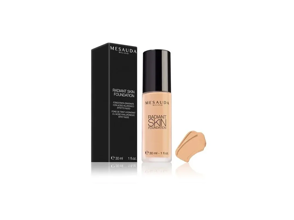 Mesauda Radiant Skin Fluid Foundation με Υαλουρονικό Οξύ, Sand 303, 30ml