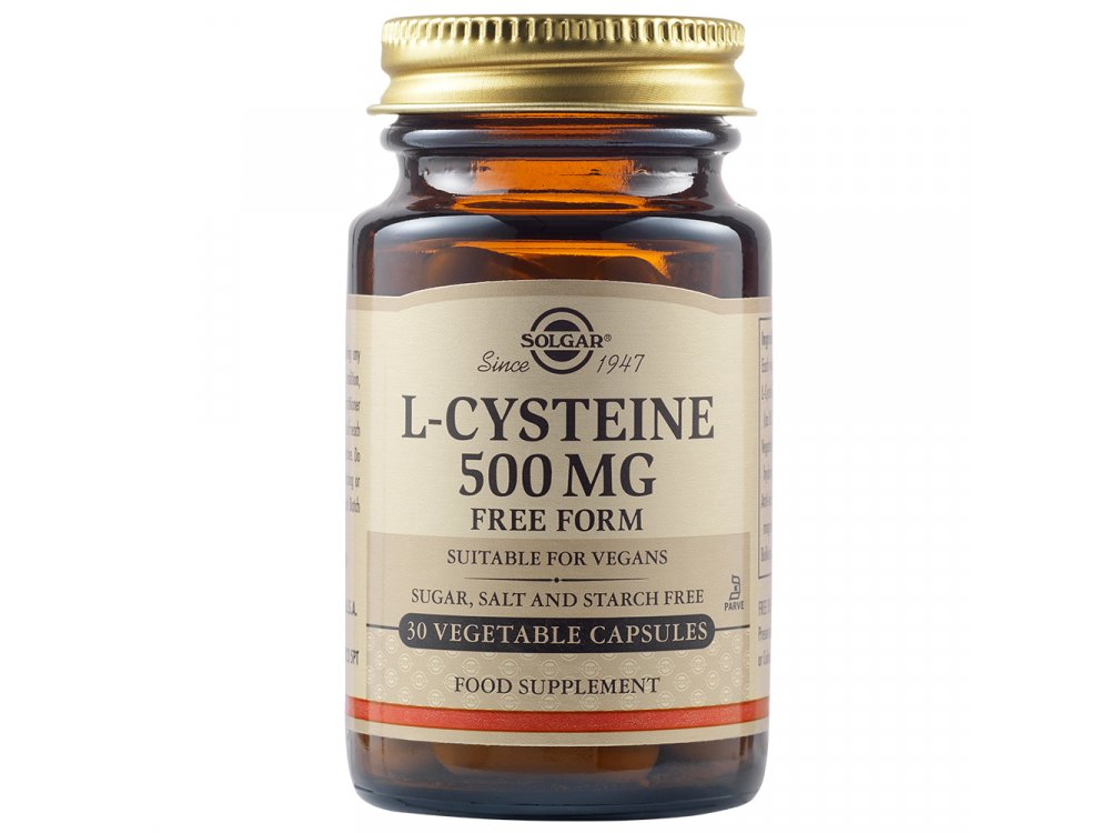 Solgar L-Cysteine 500mg  30Vegs.Caps