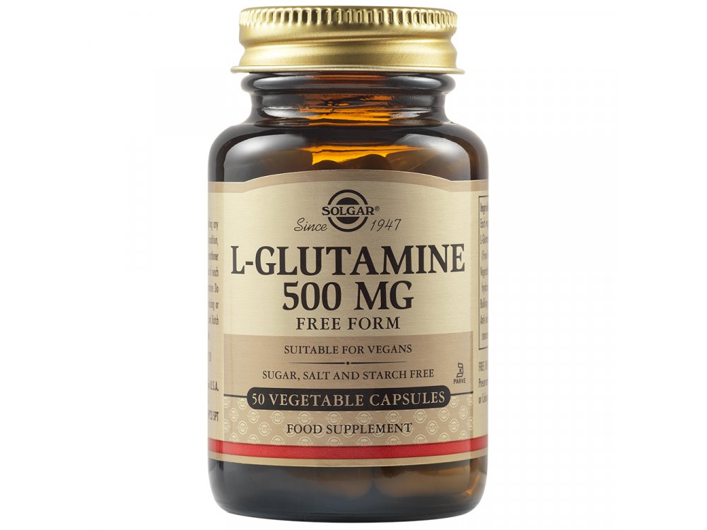 Solgar L-Glutamine 500mg 50Vegs.Caps