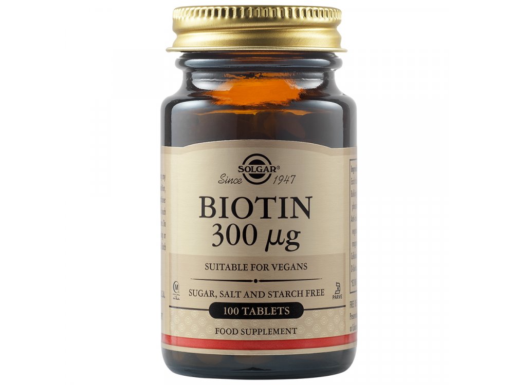 Solgar Biotin 300mg 100tabs