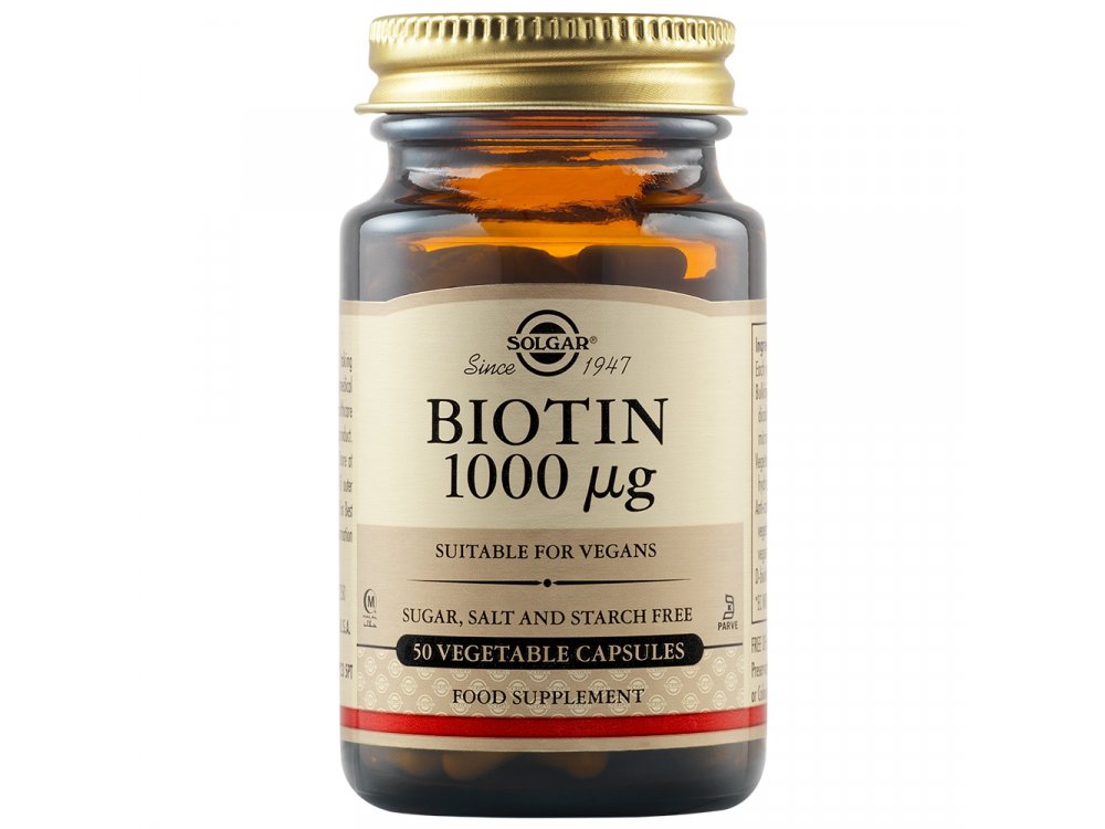Solgar Biotin 1000mg 50Vegs.Caps