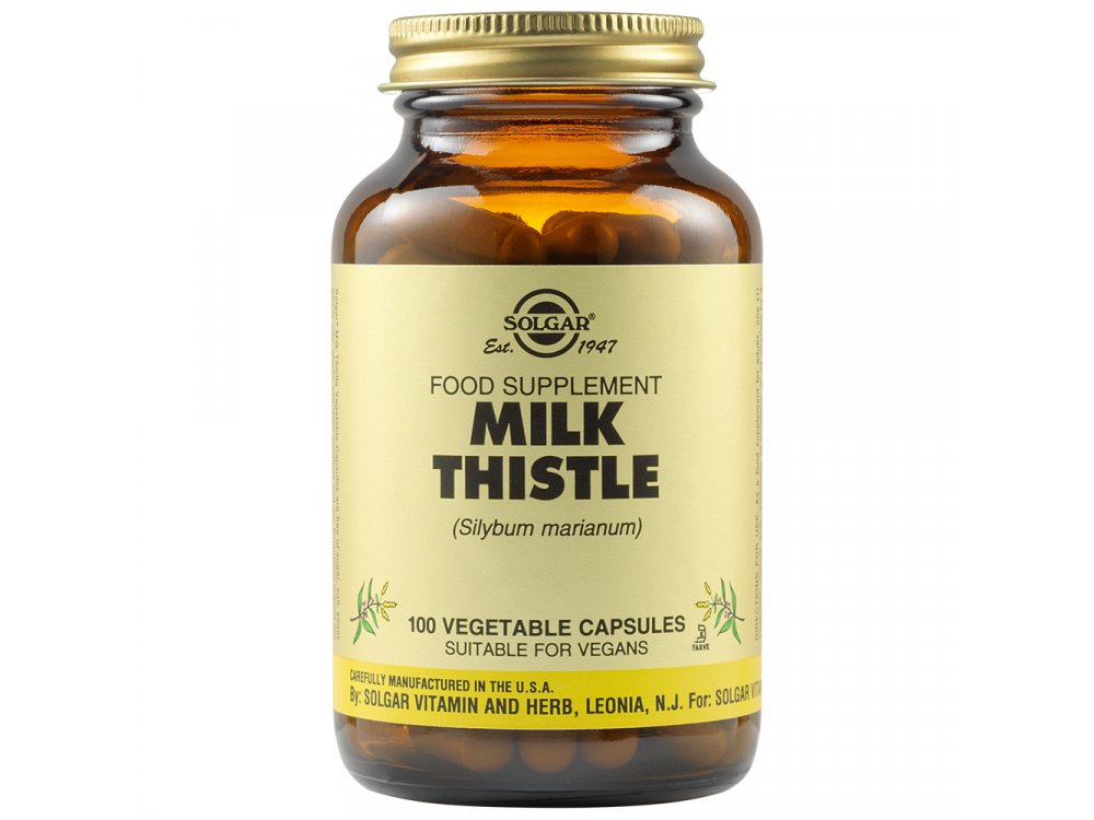 Solgar Milk Thistle 100mg 100Vegs.Caps