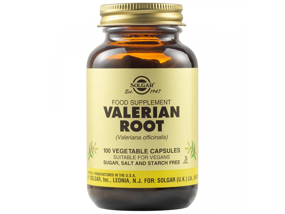 Solgar Valerian Root 520mg 100Vegs.Caps