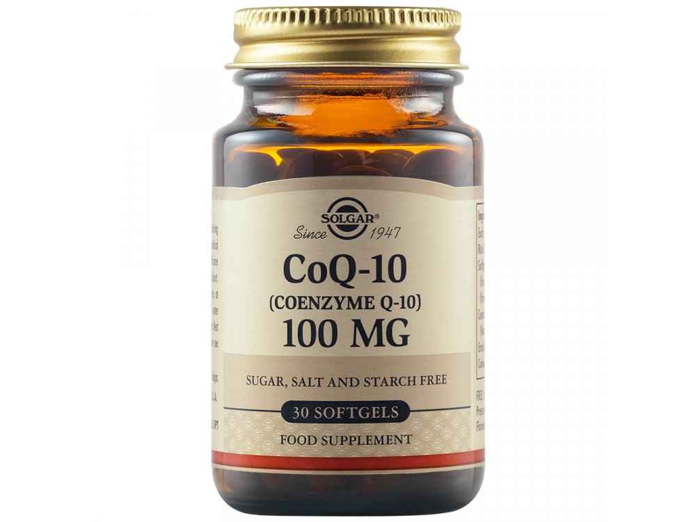 Solgar CoEnzyme Q-10 100mg 30Vegs.Caps