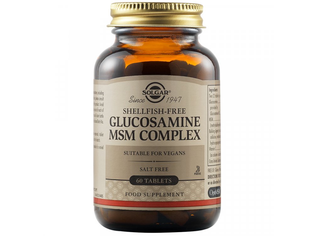 Solgar  Glucosamine MSM Complex  60tabs