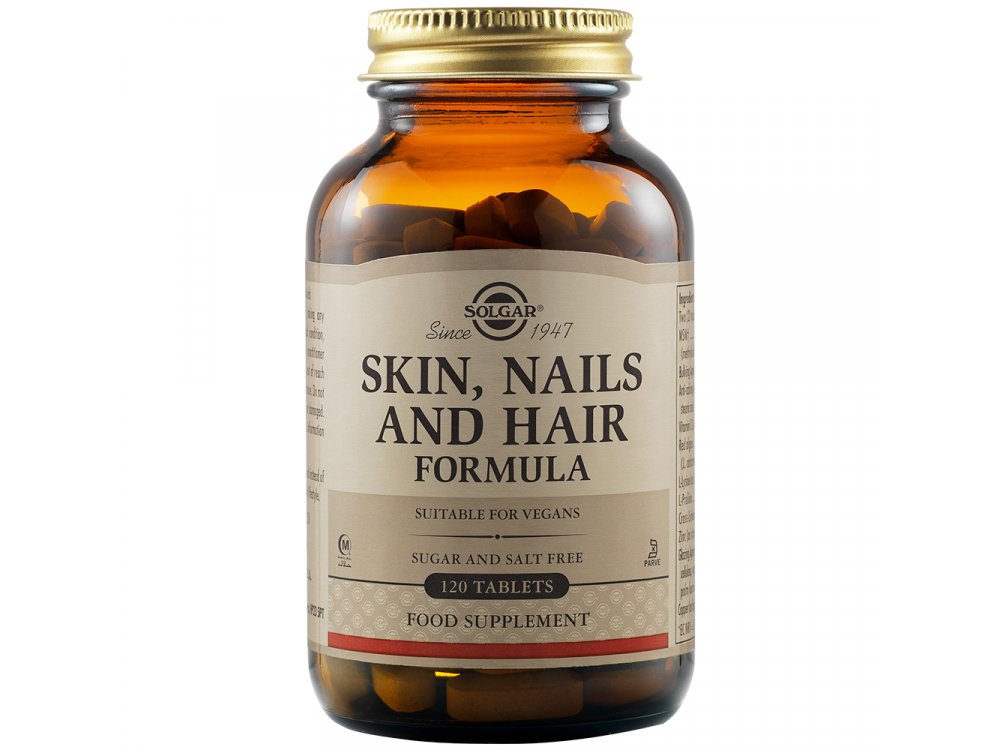 Solgar Skin, Nails & Hair Formula 120tabs