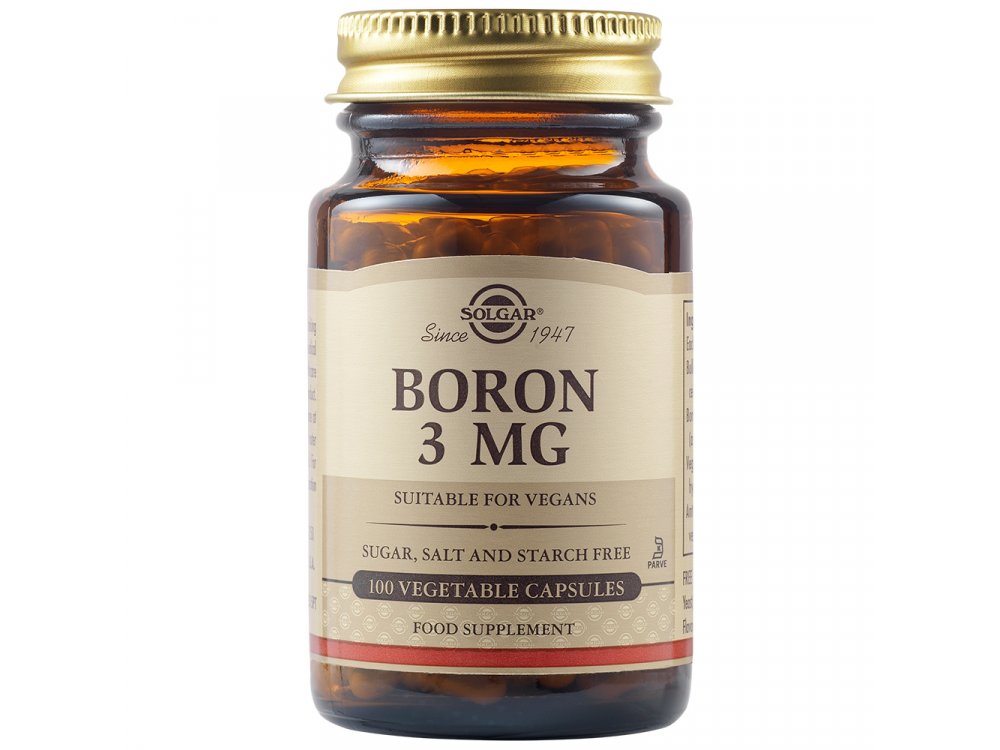 Solgar Boron 3mg 100Vegs.Caps