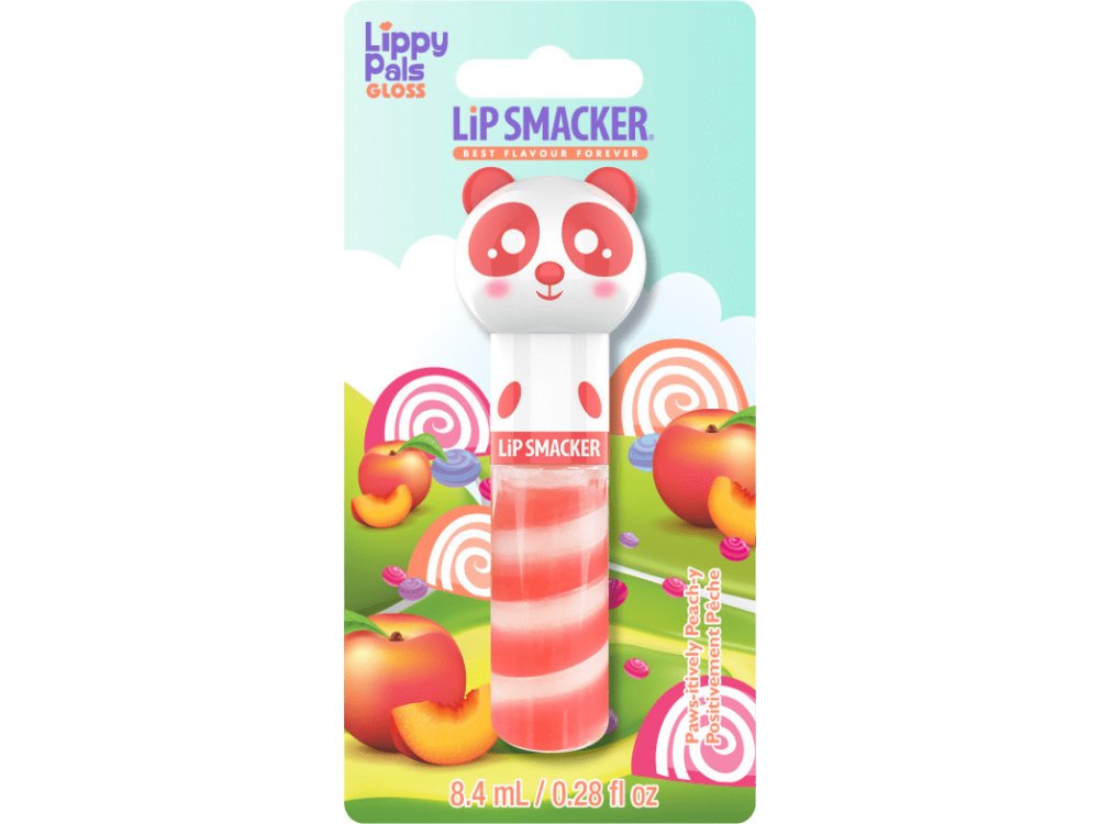 LipSmacker Lippy Pal Swirl Gloss Panda-Itively Peachy, Βάλσαμο για τα χείλη, 4gr